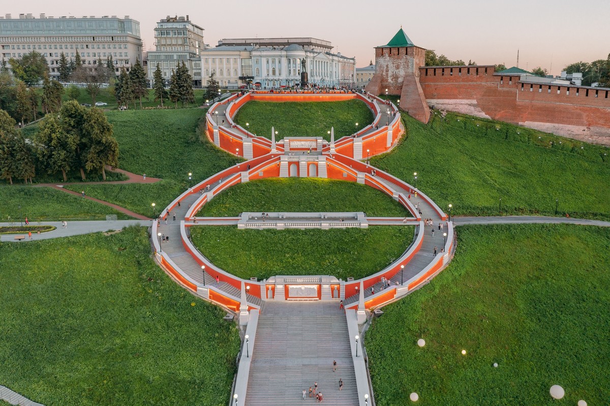 Прогулка от Чкаловской лестницы — самой большой восьмёрки Нижнего Новгорода — фото 10